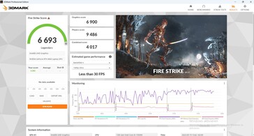 3DMark Fire Strike batterij