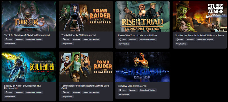 Alle games in de bundel (Afbeelding bron: Green Man Gaming)