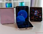 De Galaxy Z Flip5 blijft de opvouwbare clamshell-markt domineren. (Afbeeldingsbron: Notebookcheck)