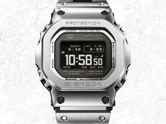 Twee van Casio&#039;s nieuwe G-Shock modellen (GMW-BZ5000 op de foto) zouden sneller kunnen worden opgeladen door zonne-energie. (Afbeeldingsbron: Great G-Shock World, bewerkt)