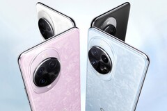 De Huawei Nova 14 Pro is verkrijgbaar in vederzandzwart, vorstwit, ijsblauw en ijskristalpoeder (Afbeelding bron: Huawei)