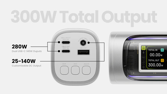 Poortconfiguratie van de powerbank