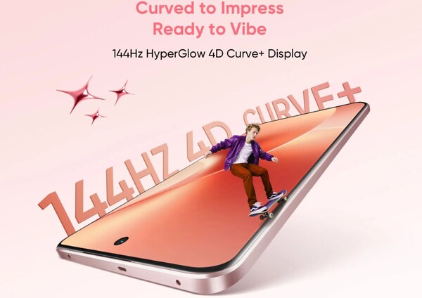 De Realme 15 zal net als de Realme 15 Pro een verversingssnelheid van 144Hz hebben. (Afbeeldingsbron: Realme) 