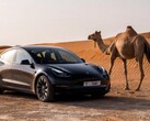 Naast de populaire Tesla Model Y werd ook de Model 3 getest in extreem warme omstandigheden (Afbeelding: Tesla)