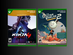 The Outer Worlds 2 en Ninja Gaiden 4 Xbox digitale gamehoesjes (Afbeelding bron: Best Buy)