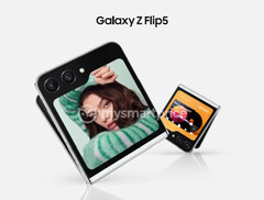 De Galaxy Z Flip5 zal een handigere cover display hebben dan eerdere modellen. (Afbeeldingsbron: MySmartPrice)