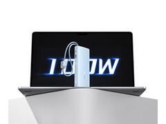 De nieuwe 100W powerbank kost ongeveer $28 in China. Afgebeeld: een promoafbeelding van de draagbare oplader. (Afbeeldingsbron: Baseus)