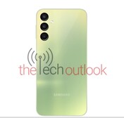 Galaxy A24 - lichtgroen. (Beeldbron: Thetechoutlook)