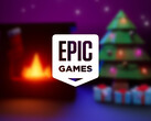 Monument Valley I en II zijn momenteel beschikbaar als gratis mobiele spellen. Afgebeeld: een kerst promofoto van de storefront. (Afbeeldingsbron: Epic Games Store)
