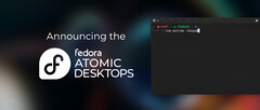 Vier verschillende versies van Fedora Linux worden nu samengevoegd onder de naam &quot;Fedora Atomic Desktops&quot; (Afbeelding: Fedora Magazine).