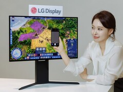 De nieuwe LG Display 240 Hz RGB streep OLED belooft scherpere tekst en een betere kleurnauwkeurigheid. (Afbeeldingsbron: LG)