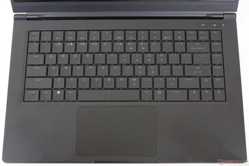 Alle toetsen zijn hier optisch mechanisch in tegenstelling tot het toetsenbord van de Alienware x15 waar de Functions-toetsen dat niet zijn