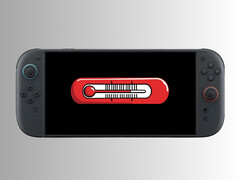 Nintendo Switch 2 met thermometer (Afbeelding bron: Nintendo of America met bewerkingen)