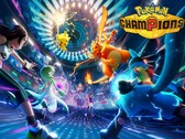 In de officiële promotieafbeelding voor Pokémon Champions staan spannende tactische gevechten centraal.