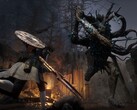 Een afbeelding waarop een gevecht in Lies of P te zien is.
