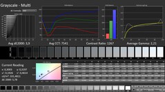 CalMAN: Grijze schubben