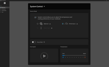 HP Command Center startscherm