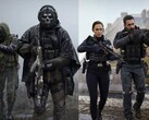 Ghost, Captain Price en andere opvallende personages uit Call of Duty: Modern Warfare 2.