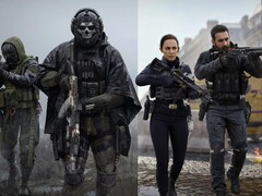 Ghost, Captain Price en andere opvallende personages uit Call of Duty: Modern Warfare 2.