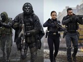 Ghost, Captain Price en andere opvallende personages uit Call of Duty: Modern Warfare 2.
