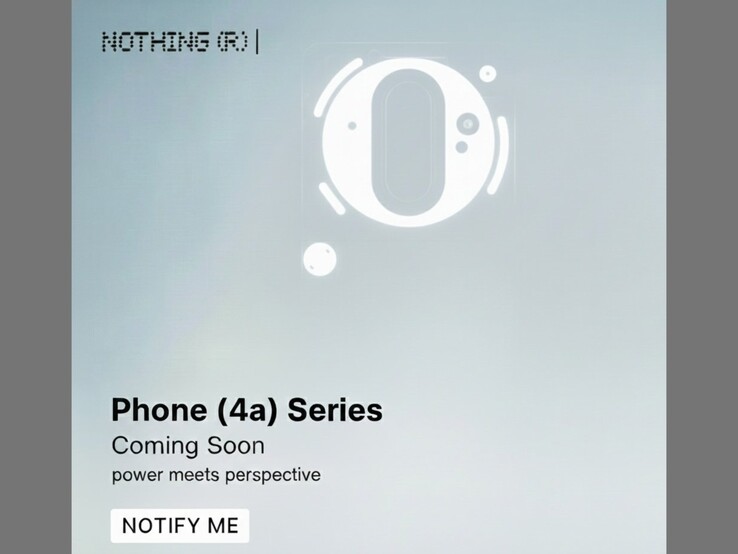 Promotionele afbeelding voor de Nothing Phone (4a) serie gedeeld door een leaker.
