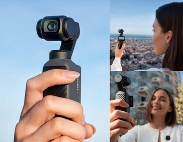 DJI Osmo Pocket 4 marketingbeelden uit Barcelona.