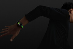 De nieuwste wearable van Xiaomi wordt geleverd met een optionele glow in the dark horlogeband. (Afbeelding bron: Xiaomi)