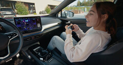 PAC-MAN spelen met een VW auto (Foto: Volkswagen)