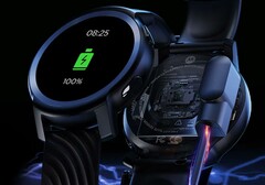 Een nieuw lek toont de Moto Watch 200 met een rond display. (Beeldbron: @_snoopytech_)