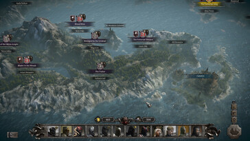 Een afbeelding van de wereldkaart in King Arthur: Knight's Tale.