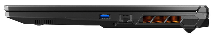Rechterkant: USB 3.2 Gen 2 (USB-A), Gigabit Ethernet