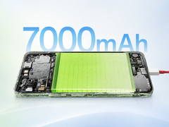 De Nord CE6 Lite heeft een 7.000mAh batterij.