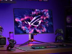 De ROG Swift OLED PG32UCDMR lijkt erg veel op de PG32UCDM, laatst afgebeeld. (Afbeeldingsbron: Asus)