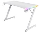Trust Luminus RGB gaming bureau in wit (Bron: Trust)