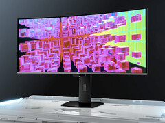 De MSI MPG 341CQR zou 500 nits moeten leveren over 10% van het paneel (10% APL) dankzij het nieuwe Gen 5 QD-OLED paneel. (Afbeeldingsbron: MSI)