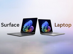 Microsoft zal naar verwachting nieuwe 'for Business'-laptops leveren in 13,8-inch en 15-inch formaten, oudere modellen afgebeeld.