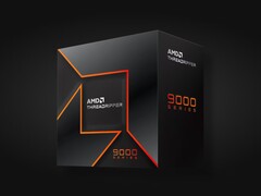 Artistieke render van de verpakking van de CPU uit de AMD Ryzen Threadripper 9000X-serie. (Afbeeldingsbron: AMD)