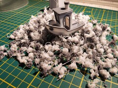 De Benchy drijft op plastic afval