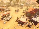 Een afbeelding van een militair kamp in Expeditions: Rome.