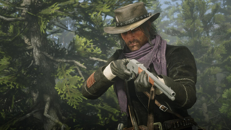 Afbeelding van John Marston in Red Dead Redemption 2. (Afbeelding bron: suika1885 - Nexus Mods)