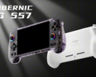 De Anbernic RG 557 gaming handheld zal verkrijgbaar zijn in twee kleuren - paars en wit. (Afbeelding bron: Anbernic)