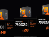 Men kan de AMD Ryzen 9 7950X3D en Ryzen 9 7900X3D op 28 februari kopen (afbeelding via AMD)