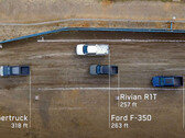 Cybertruck vs Ford F-350 vs Rivian R1T trektest (afbeelding: Tesla)