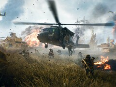 Een enkele granaatlanceerinslag is niet genoeg om een helikopter te vernietigen in Battlefield 6 - tenzij hij al beschadigd is. (Afbeeldingsbron: Steam)