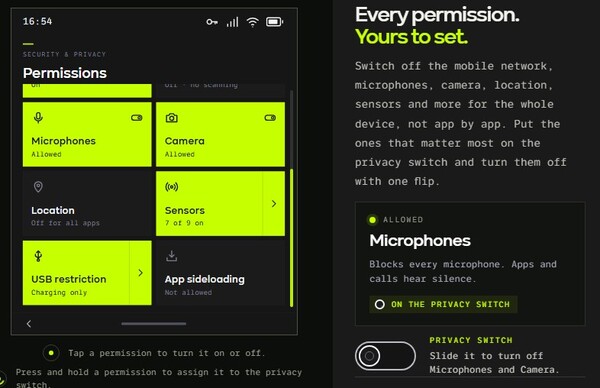 BraxOS is gebaseerd op Android, maar heeft meerdere privacyfuncties.