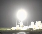 Afbeelding van de Falcon 9-raket tijdens de lancering (Afbeeldingsbron: NASA; bijgesneden)