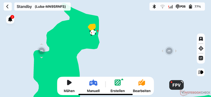 Kaartbeheer, hier creëren van een verboden zone