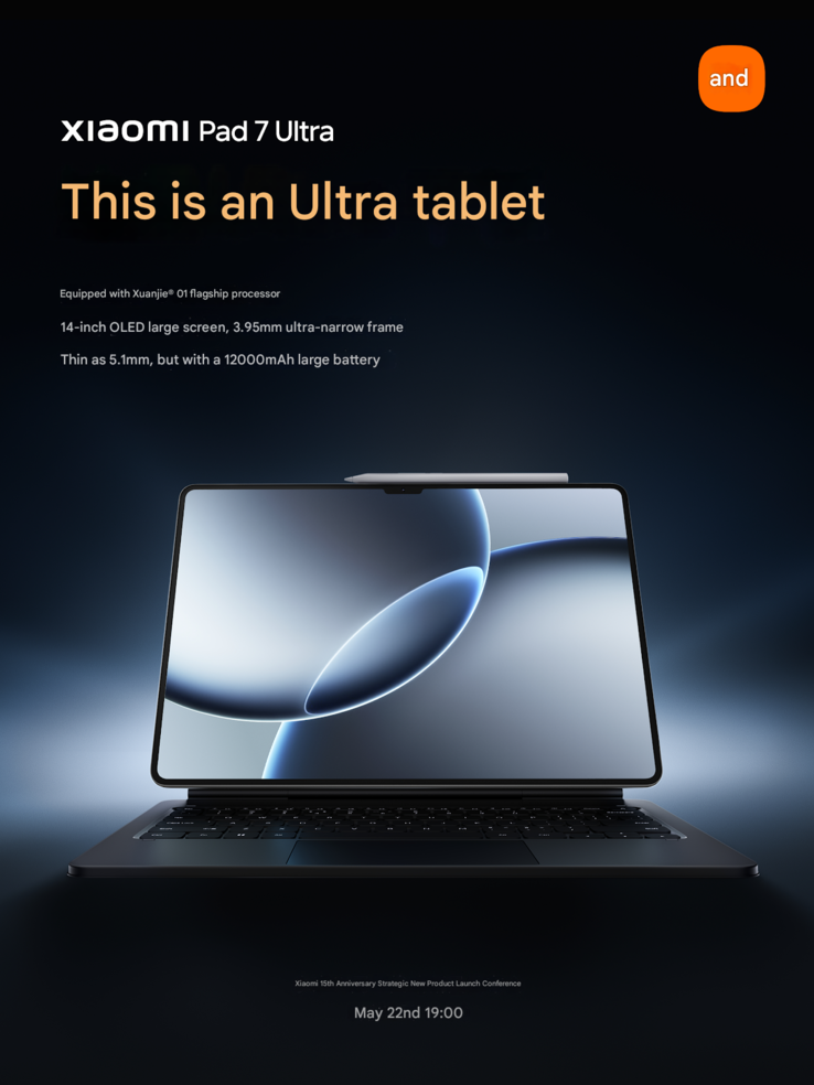 Xiaomi heeft enkele belangrijke details over de Pad 7 Ultra gedeeld (Afbeelding bron: Xiaomi - machine vertaald)