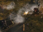 Een afbeelding waarop verschillende mechs te zien zijn uit Iron Harvest, dat momenteel te koop is op Steam.