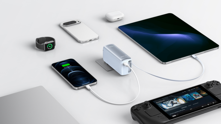 De Rapid 3-in-1 powerbank biedt een totaal vermogen van 45 W